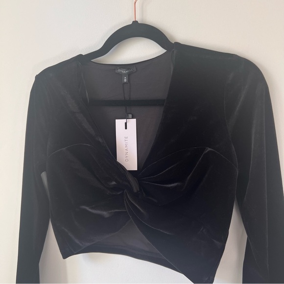 Brand new Velvet black Dynamite top - Picture 3 of 10
